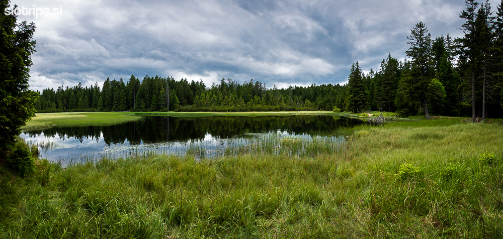Kolesarjenje crno jezero pohorje rogla slovenija